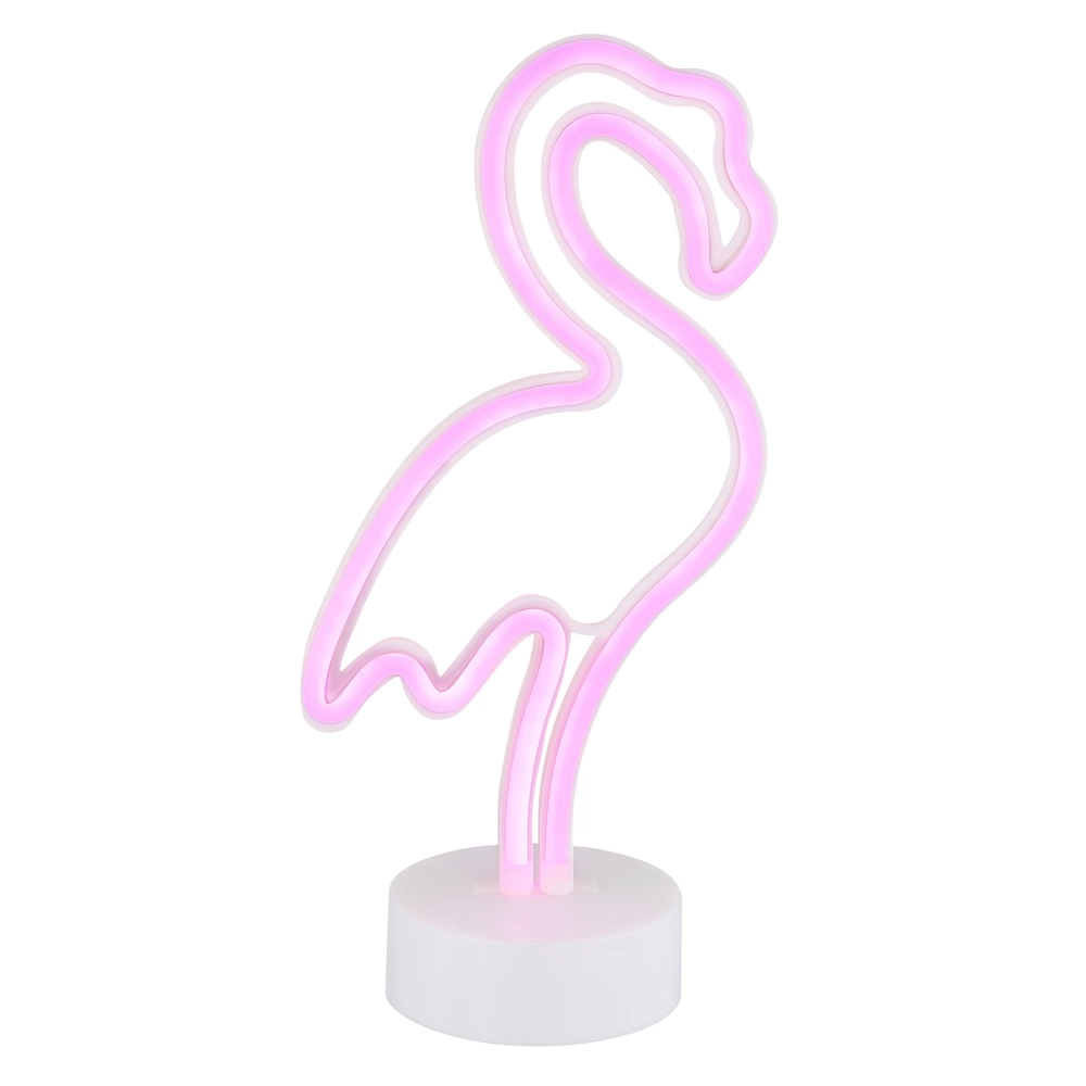Tafellampje Flamingo neon Globo 9007371478484