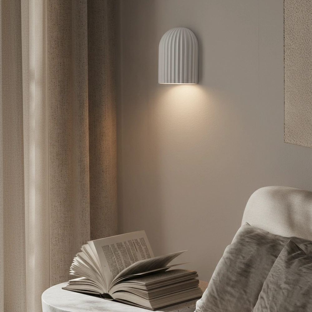 Wandlamp Ammos design wit