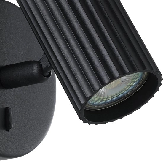 Opbouwspot Portillo enkel zwart Eglo 9008606360529