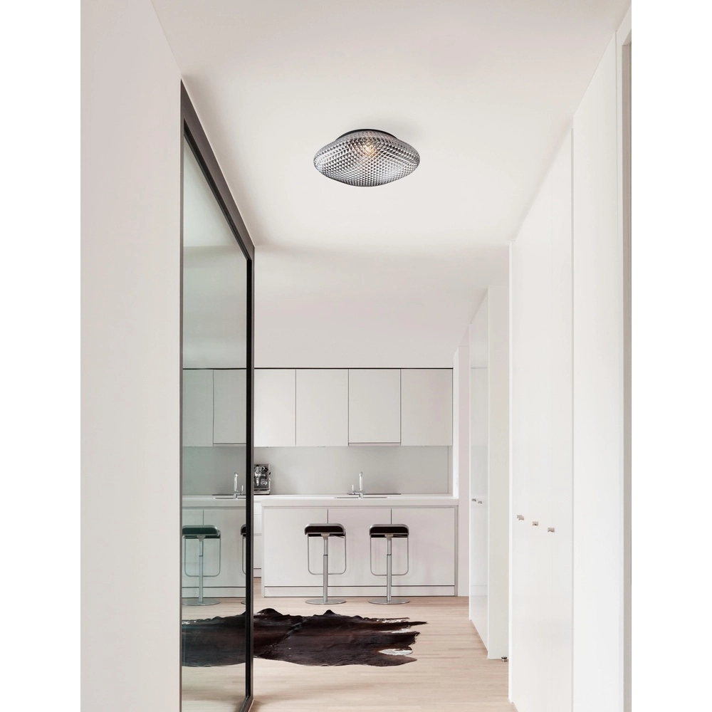 Plafondlamp Sens smoke glas Lyora 5212017411877
