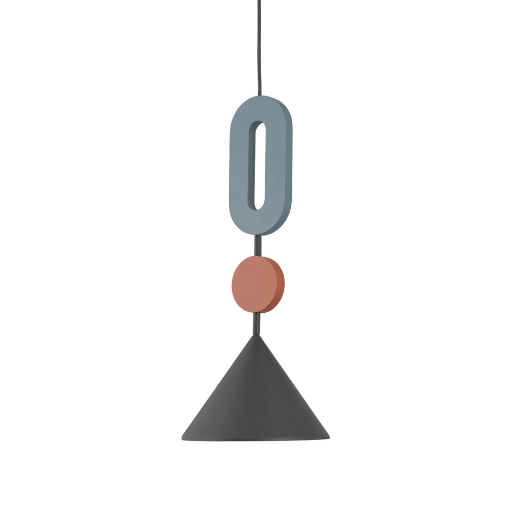 Unieke hanglamp Drops Color umbra blauw Ø 20,5cm Lyora 5903139120982