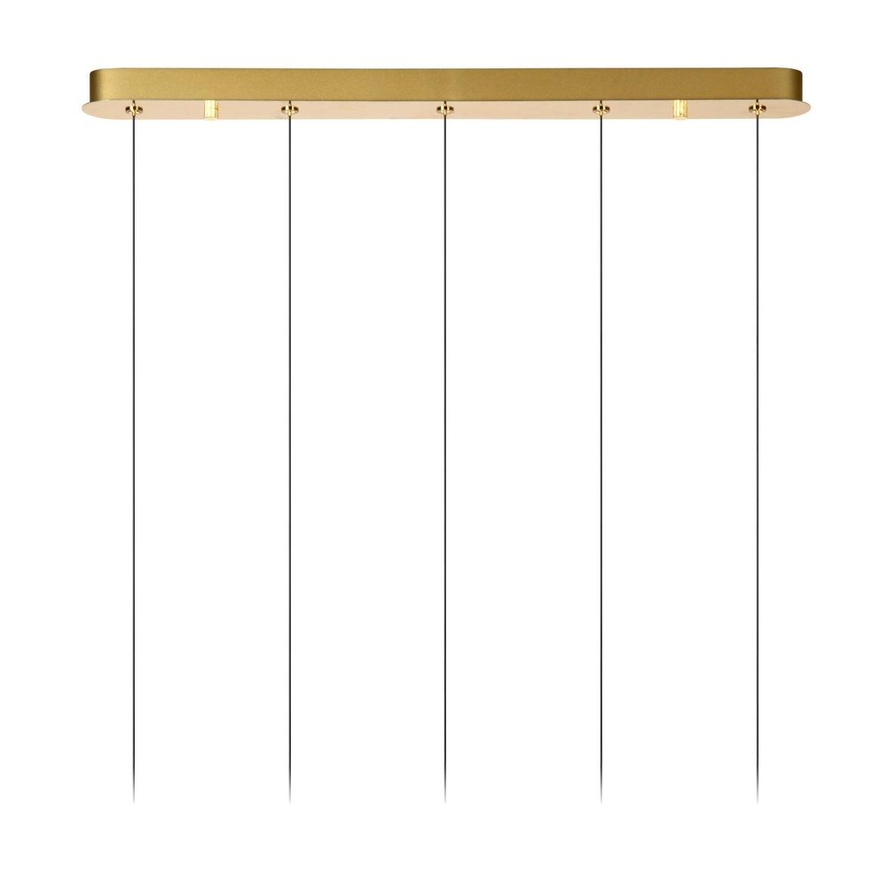Design hanglamp Kligande 5-lichts goud recht Lucide 5411212134646