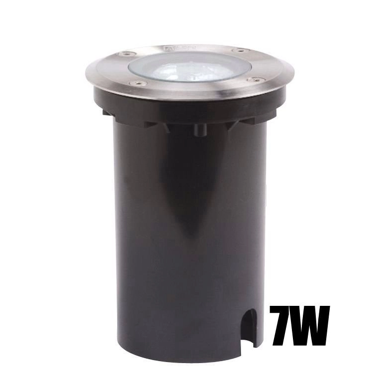 Grond Spot 11cm rond RVS KonstSmide 7318307606003