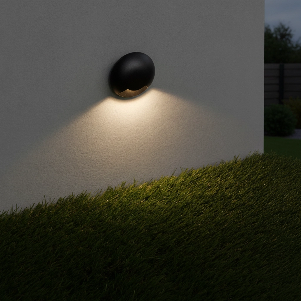 Inbouwlamp Eris zwart enkel