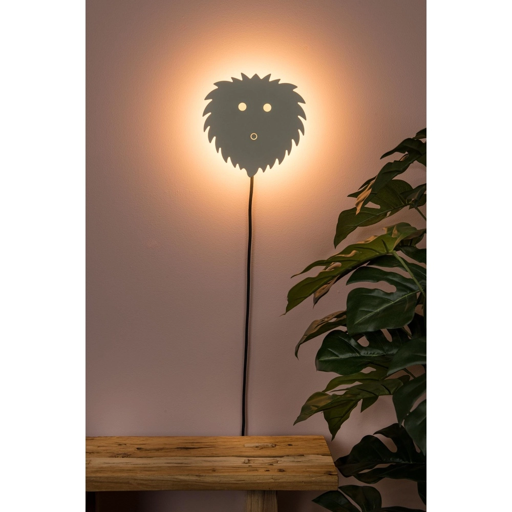Kinderkamer wandlamp Charlie zand bruin Lucide 5411212441782