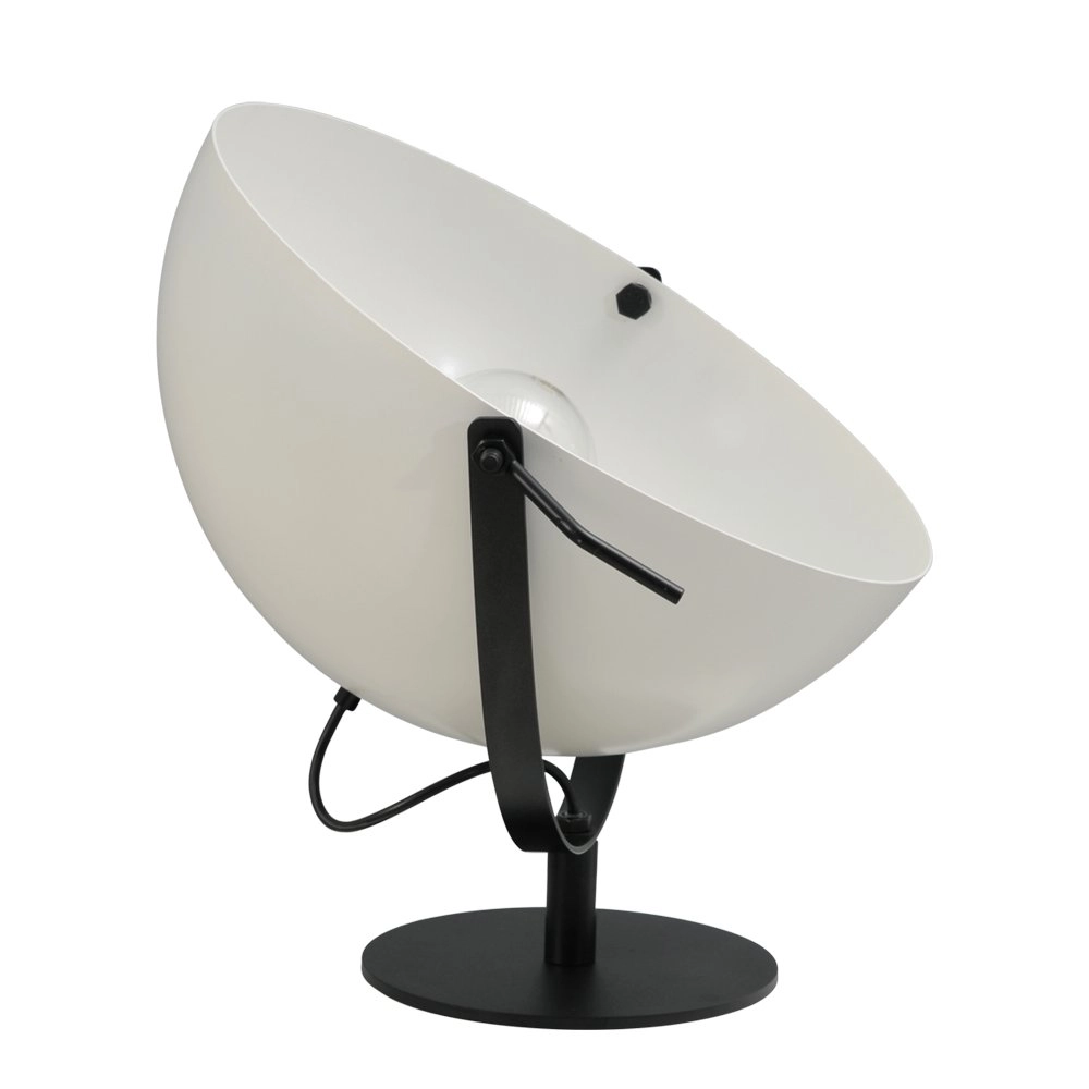 Tafellamp Industria zwart met wit Tafellamp Industria zwart met wit