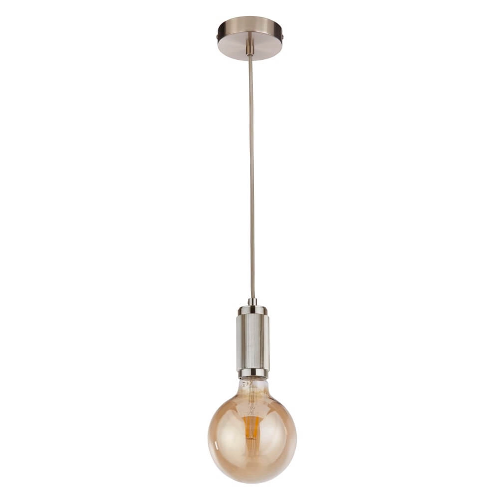 1-lichts hanglamp Suspension zilver 1-lichts hanglamp Suspension zilver
