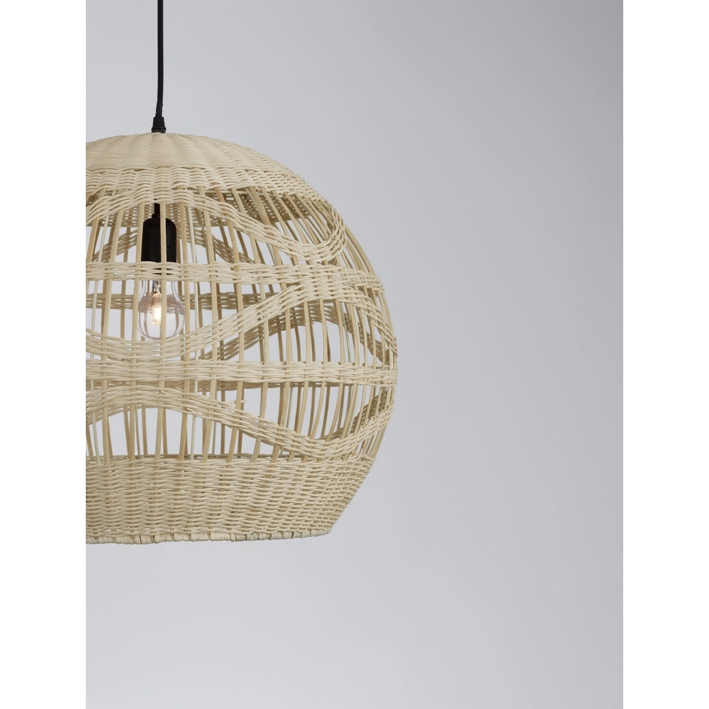 Rotan hanglamp Marlo Ø 48,5cm bol Lyora 5212017438812