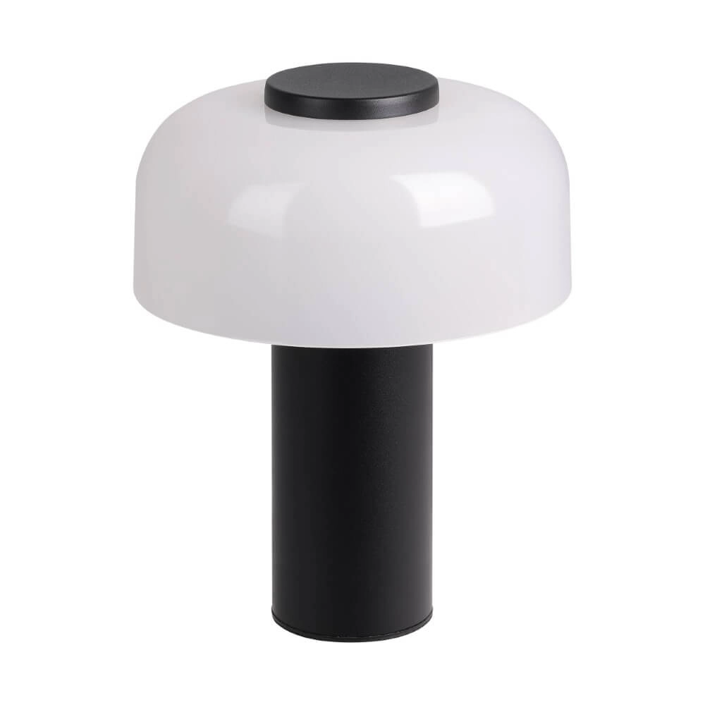 Design tafellamp Ponente zwart met wit Design tafellamp Ponente zwart met wit