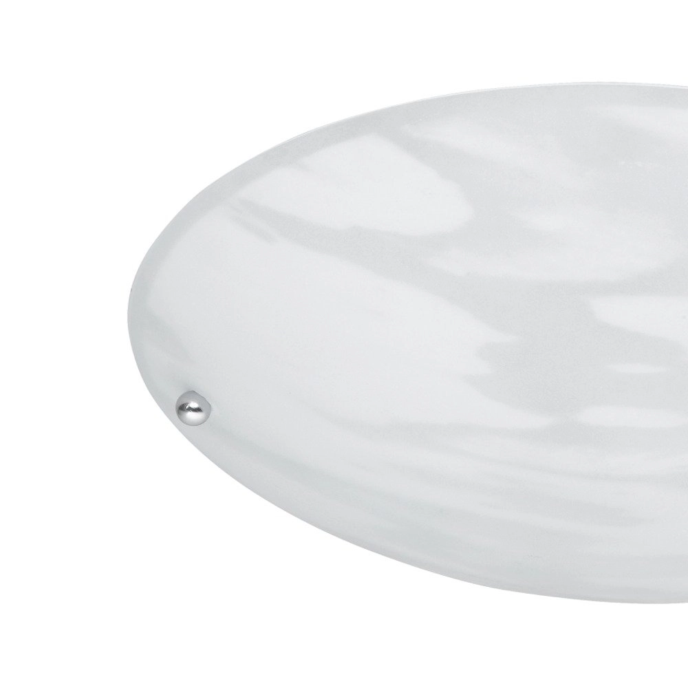 Plafondlamp Lana 25cm gevlamd wit Trio 4017807138245