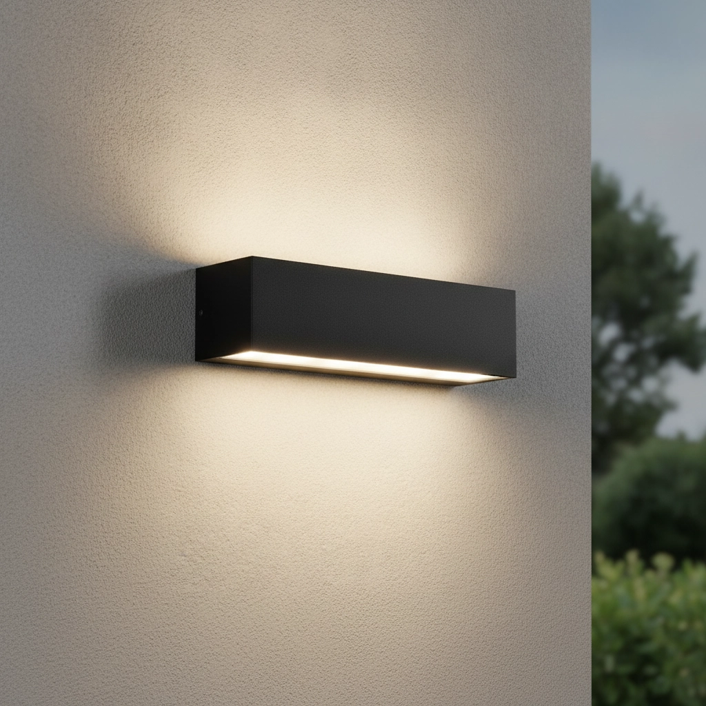 Zwarte wandlamp Flora design