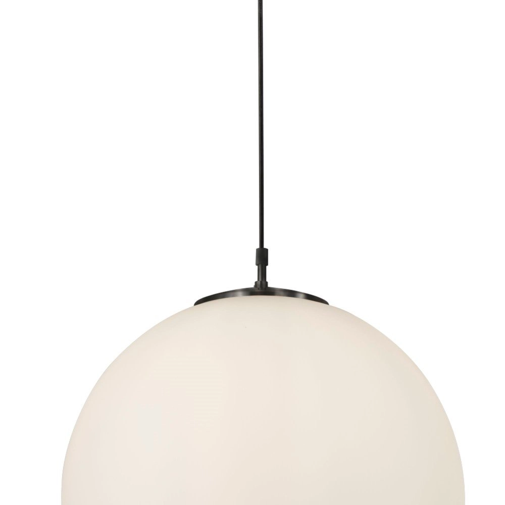 Glazen hanglamp Atom Ø 30cm met zwart Searchlight 5053423138077