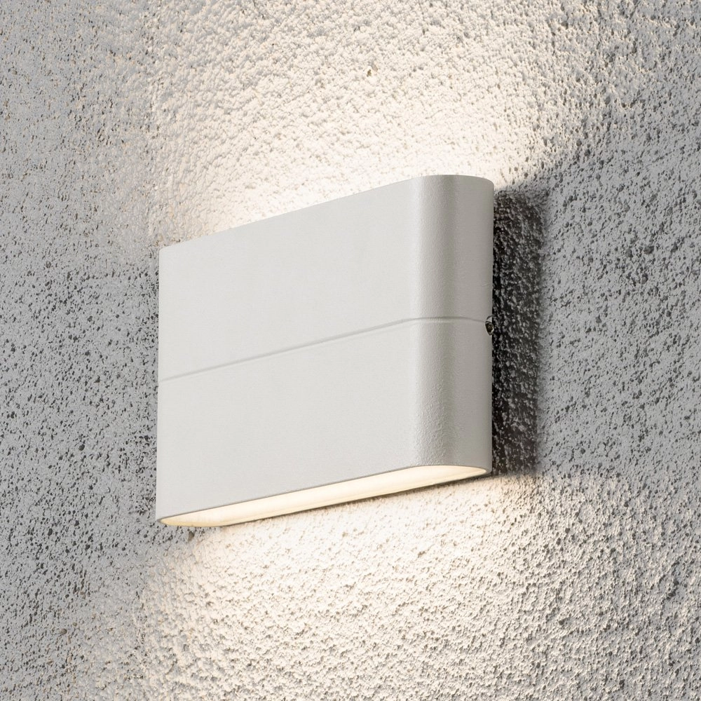 Vlakke up en downlighter Chieri 17cm wit KonstSmide 7318307973259