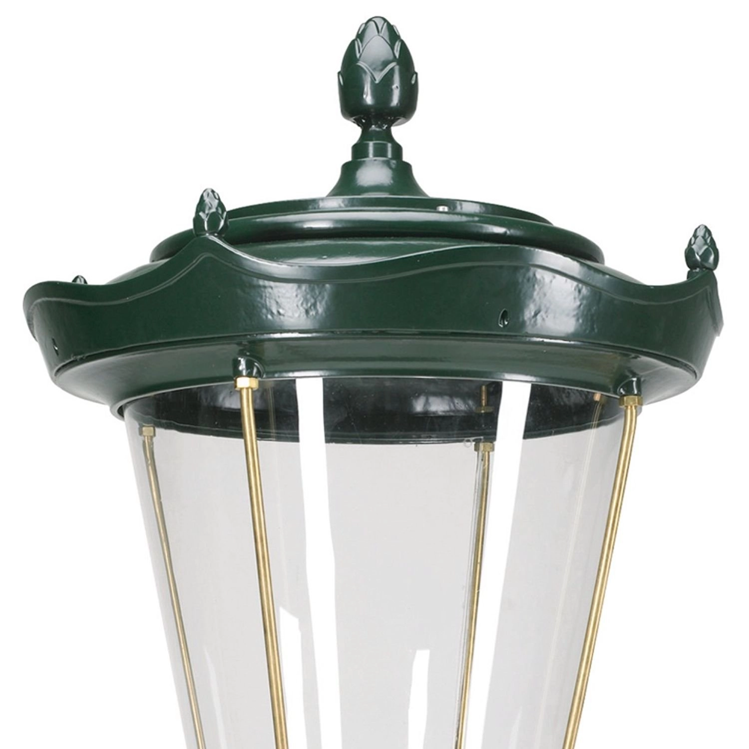 Ronde, nostalgische lantaarn lamp Utrecht K13 zwart KS Verlichting 8714732143745
