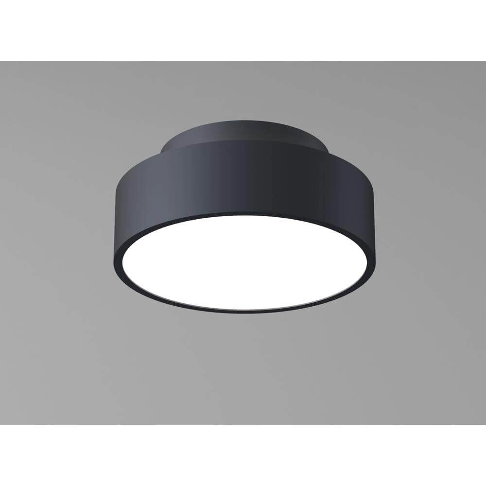 Plafondlamp Chicago Ø 15cm zwart Artdelight 8720701101289