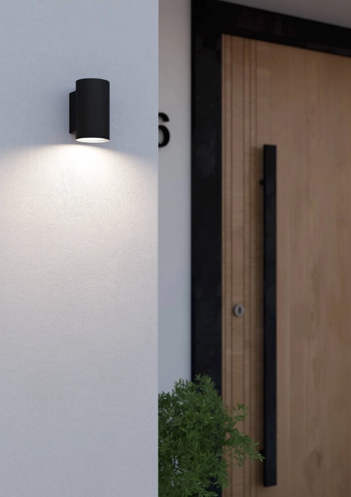 Opbouw wandspot Izzalini zwart down Eglo 9008606298204