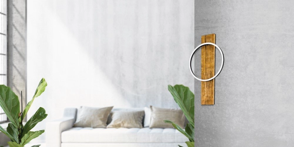 Houten wandlamp Boyal Eglo 9002759993535