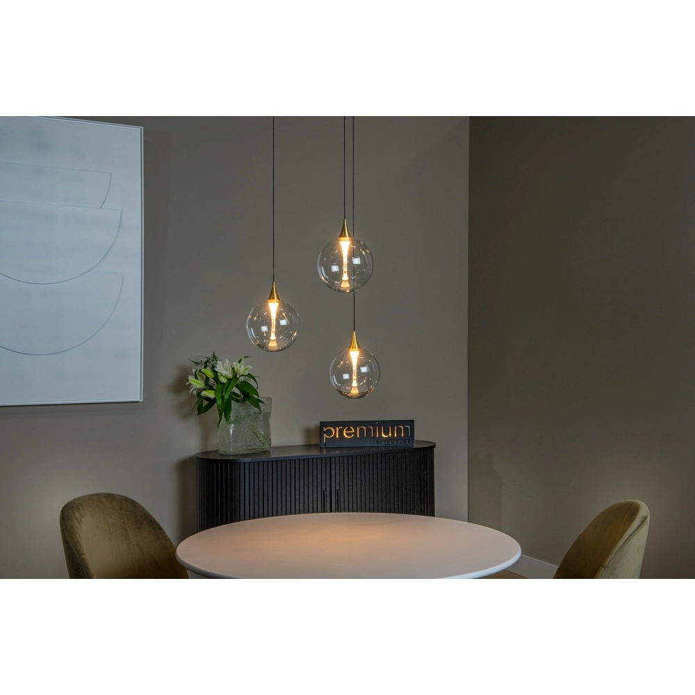 Design led hanglamp Gisela helder - 3x Ø 16cm Premium by Lucide 5411212134783