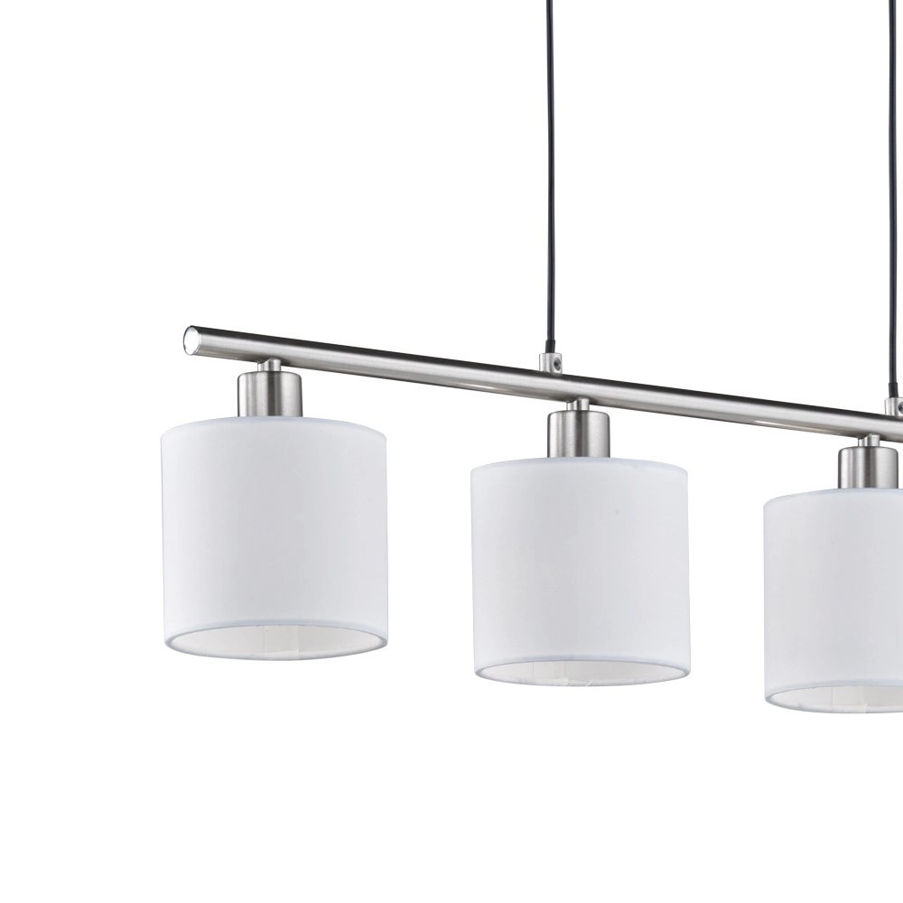 Eetkamer hanglamp Tommy 4-lichts grijs Trio 4017807388992