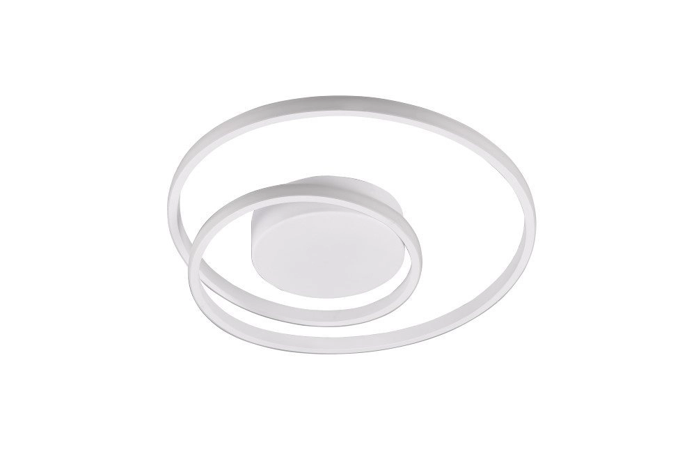 Moderne plafonnière Zibal Ø 39cm wit Trio 4017807442113