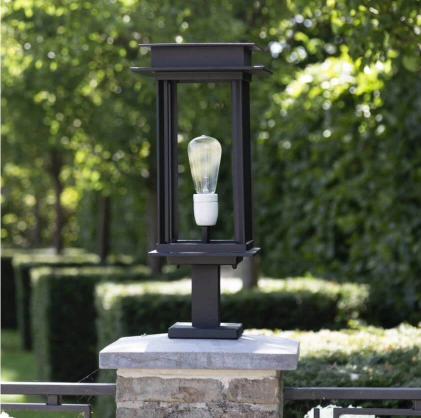 Sokkellamp Praag XL zwart KS Verlichting 8714732132602