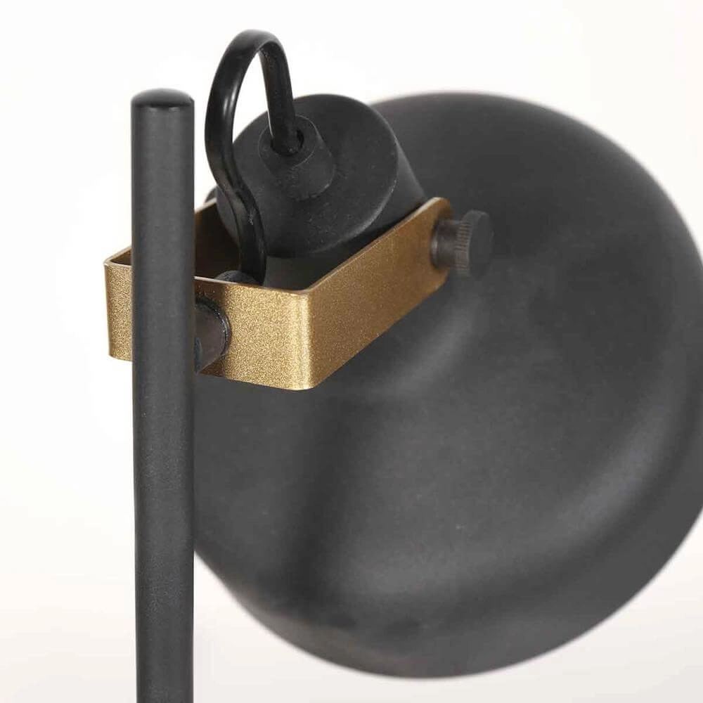 Vloerlamp Prato zwart met goud Steinhauer 8712746176407