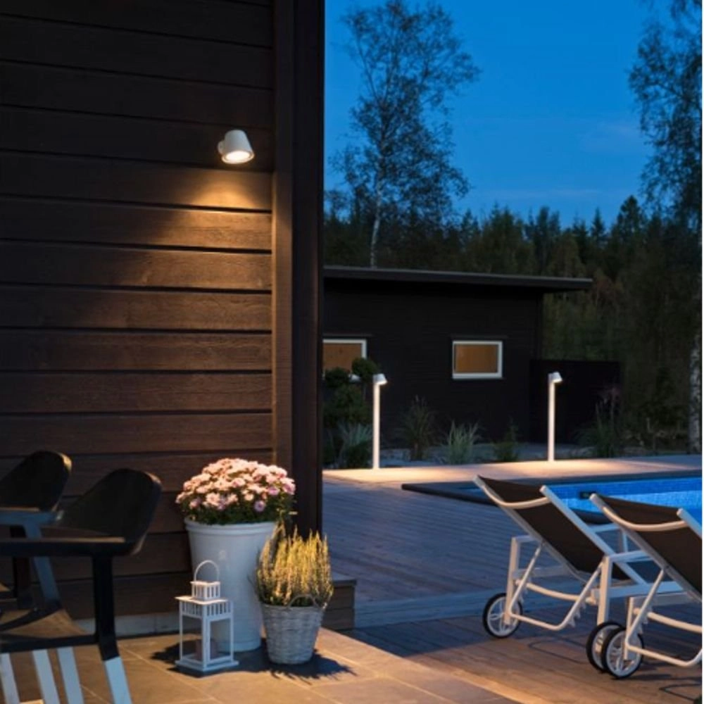 Muurlamp Trieste 11cm mat wit KonstSmide 7318307523256