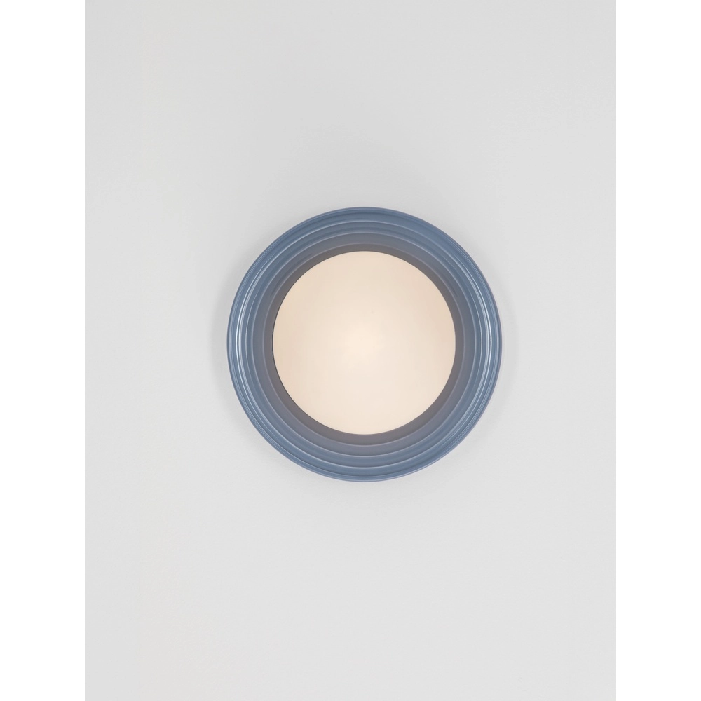 Wandlamp Orbique lichtblauw Ø 22cm Lyora 5212017483867