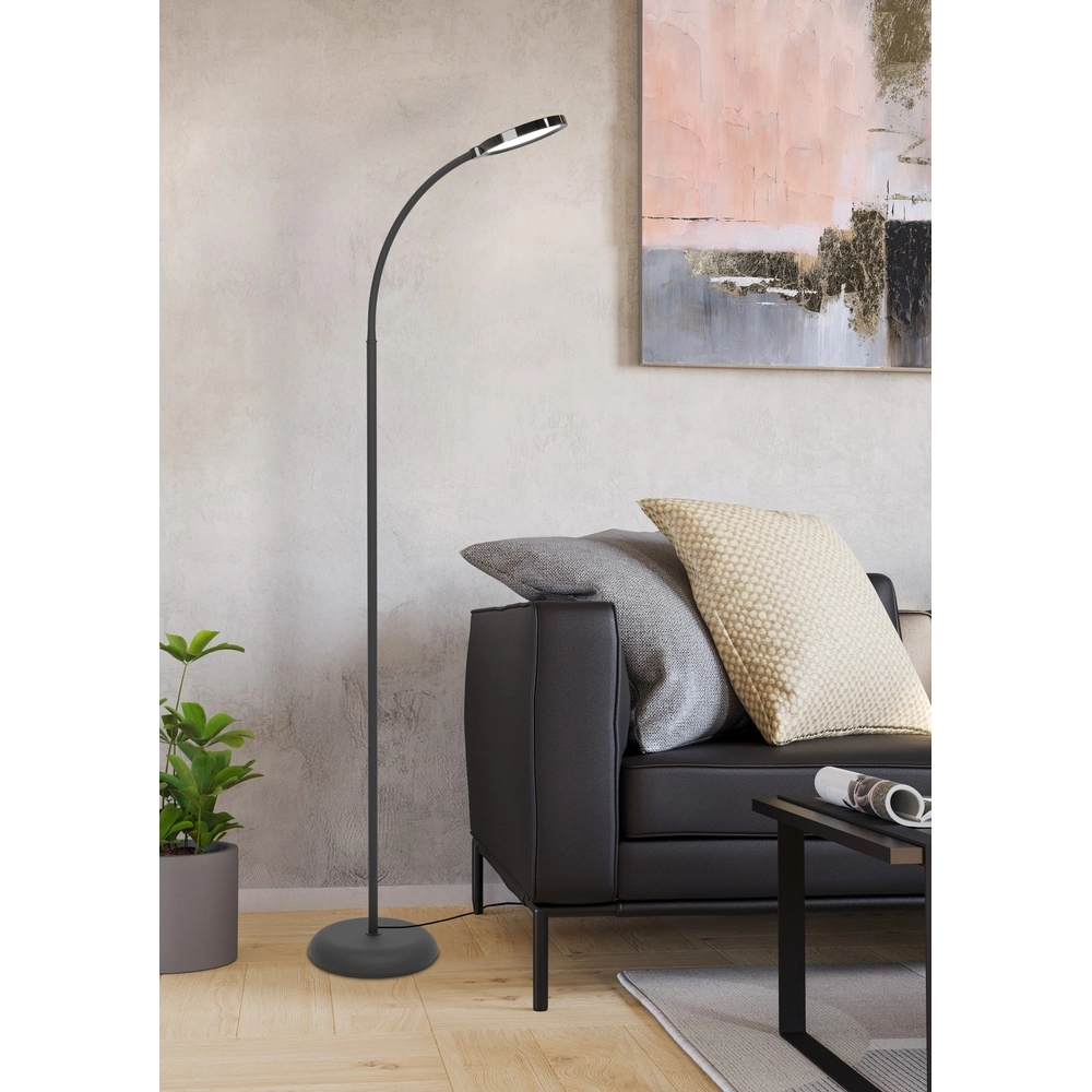 Vloerlamp Lauro zwart Eglo 9008606357529