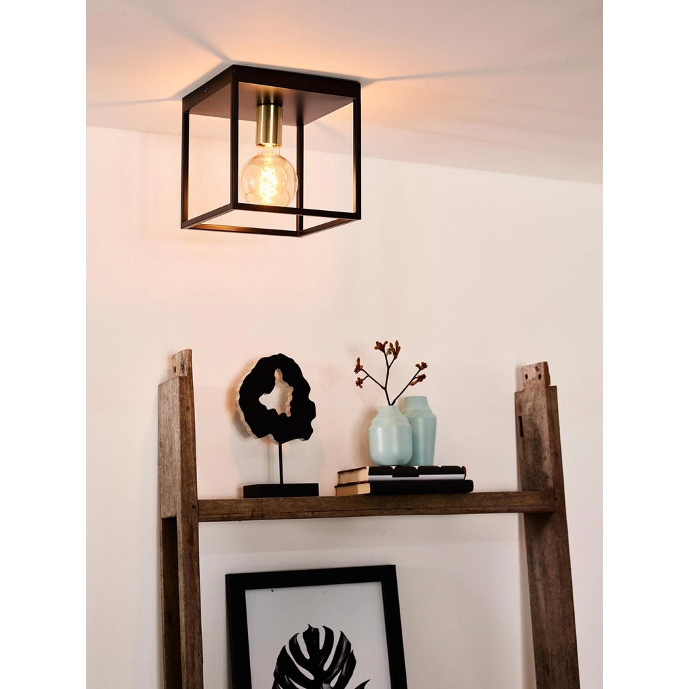 Plafondlamp Ruben zwart 22cm Lucide 5411212000187