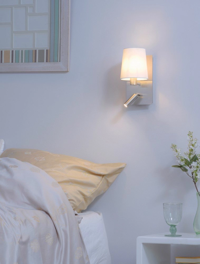 Slaapkamer leeslamp Marriot metaalgrijs Trio 4017807374681