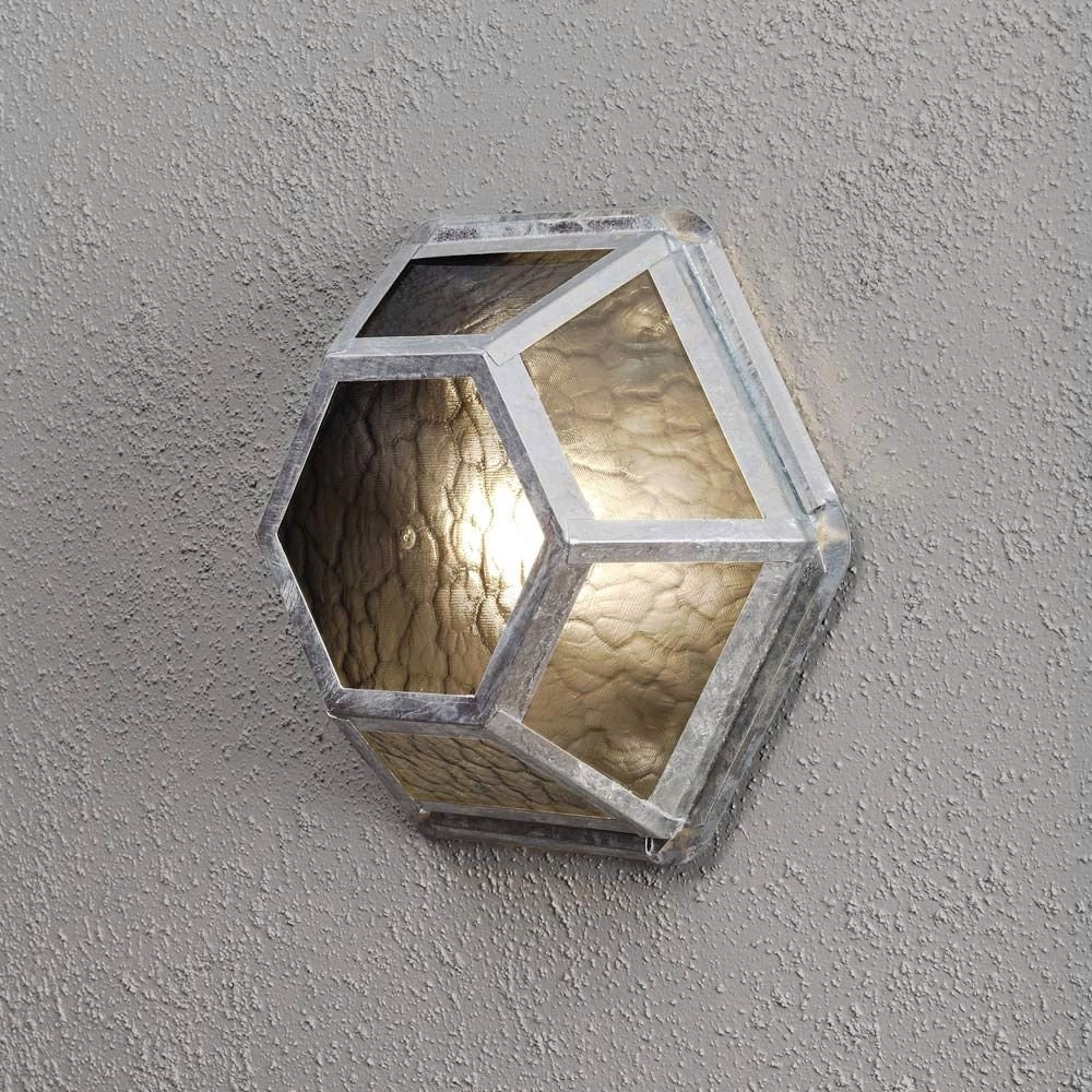 Klassieke muurlamp Castor zinkgrijs KonstSmide 7318305333208