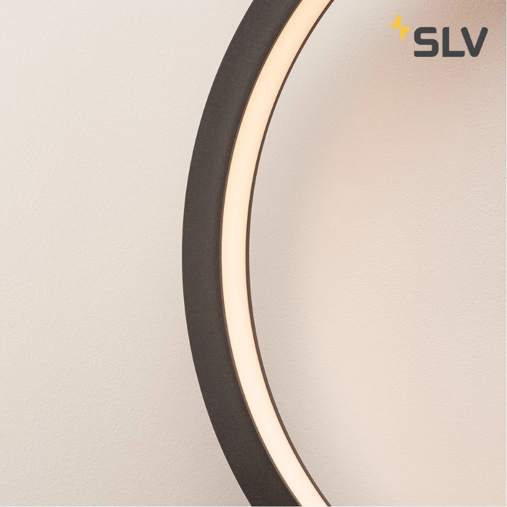 Led wandlamp One Ø 40cm zwart SLV 4024163231091