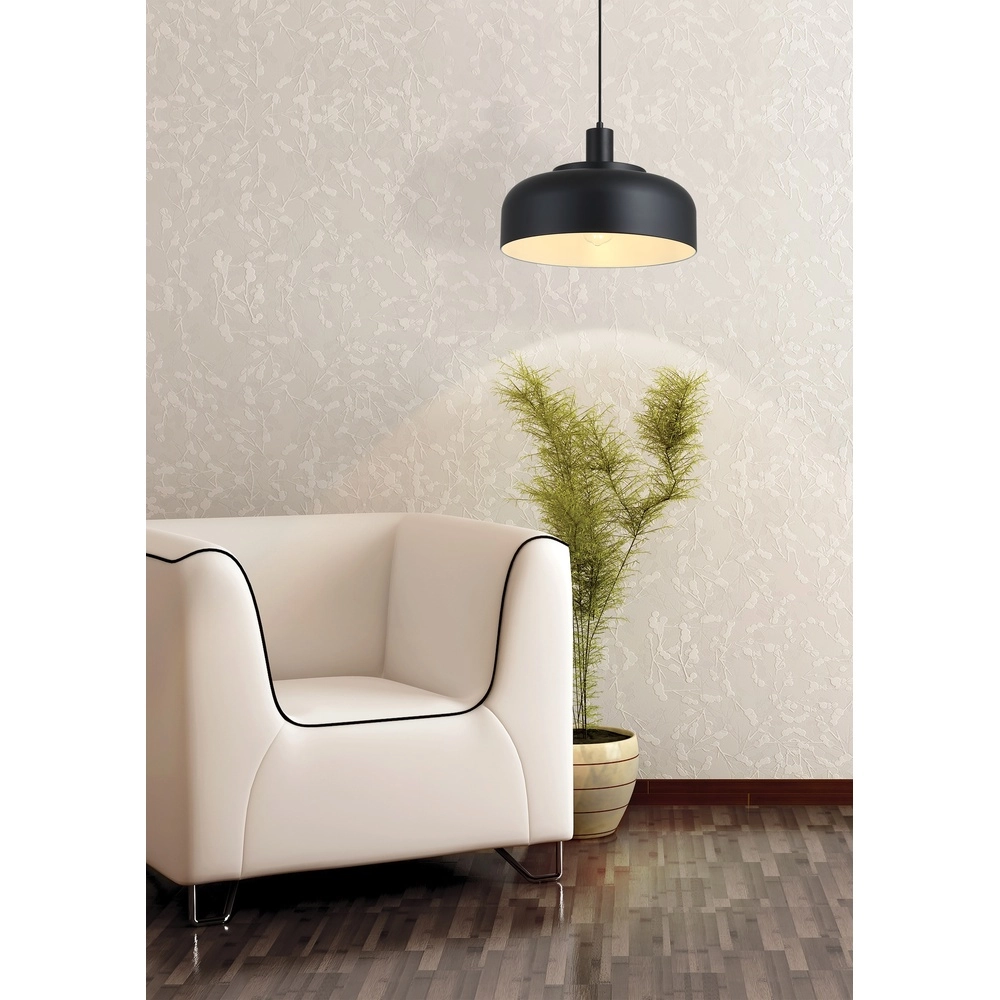 Zwarte hanglamp Scotland design Searchlight 5053423298580