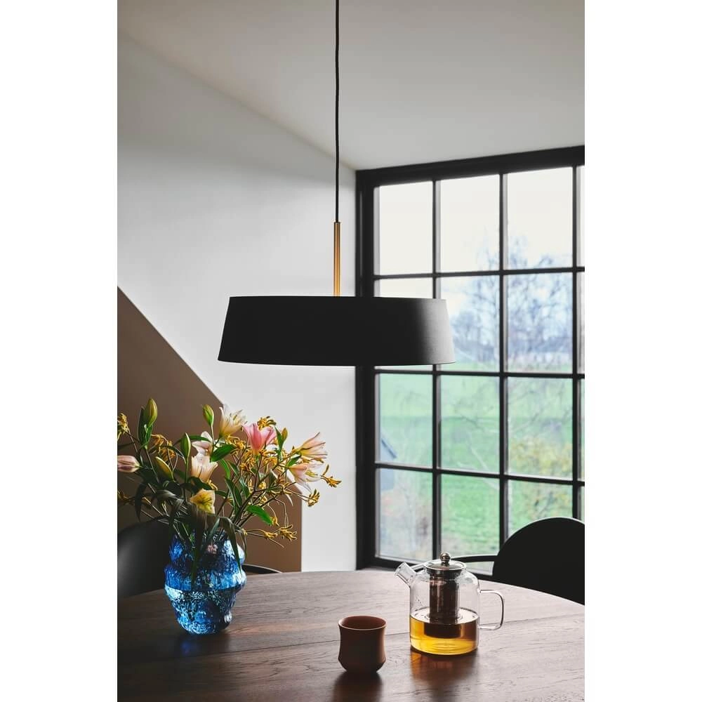 Strakke hanglamp Clasi zwart Ø 45cm Nordlux 5704924015939