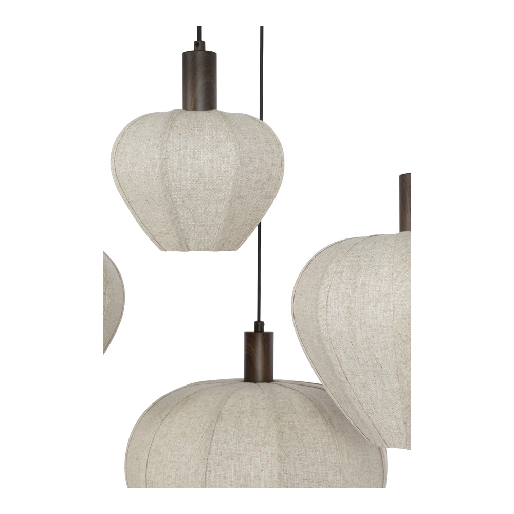 10-lichts hanglamp Huxi japandi Light & Living 8717807843472