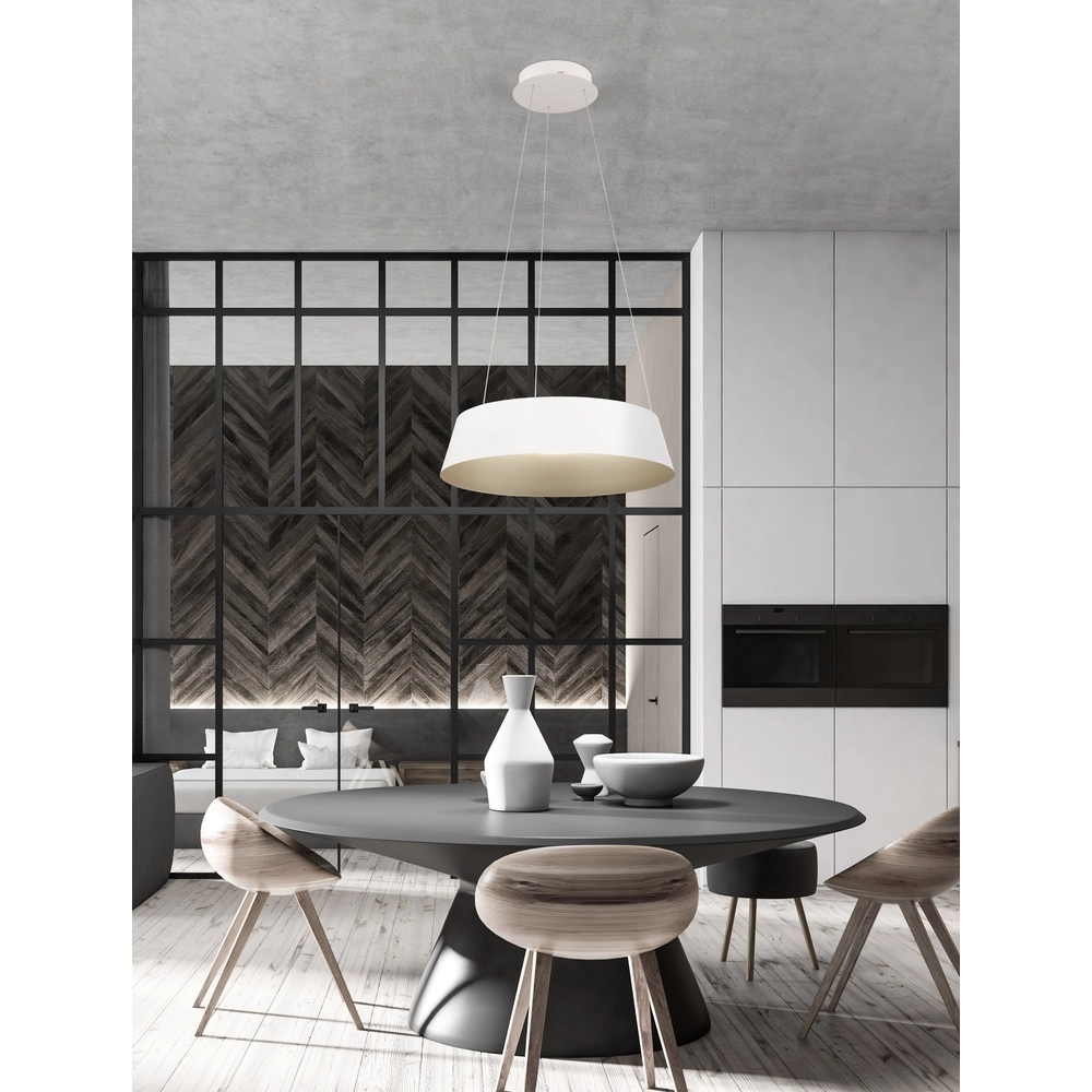 Hanglamp Alba wit Ø 42cm Lyora 5212017439000