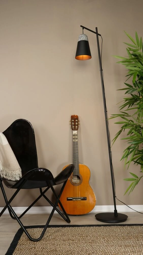 Vloerlamp Canterras zwart Eglo 9002759995478