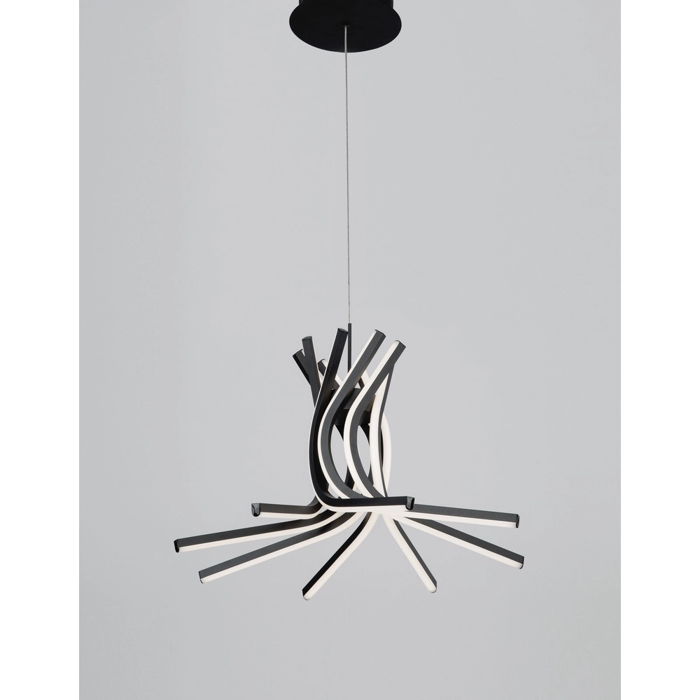 Design hanglamp Narvi S zwart Ø 50cm