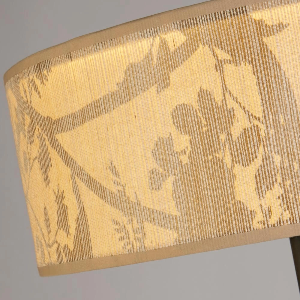 Landelijke vloerlamp Isla Ø 40cm Searchlight 5053423273358