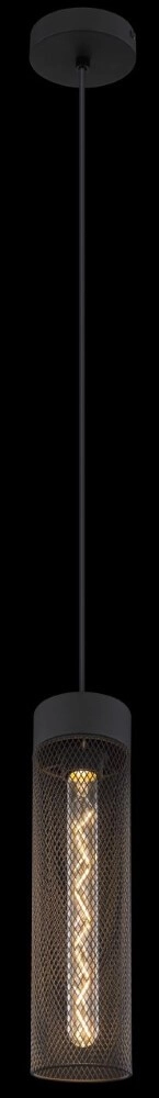 Hanglamp Hans zwart Globo 9007371444502