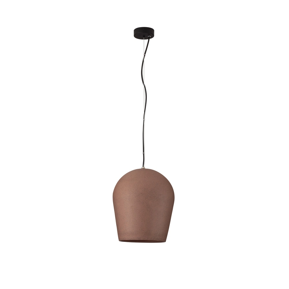 Hanglamp Omio Ø 29cm aarde bruin Lyora 5212017468888