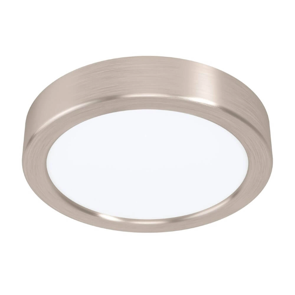 RVS plafonnière Fueva 5 Ø 16cm