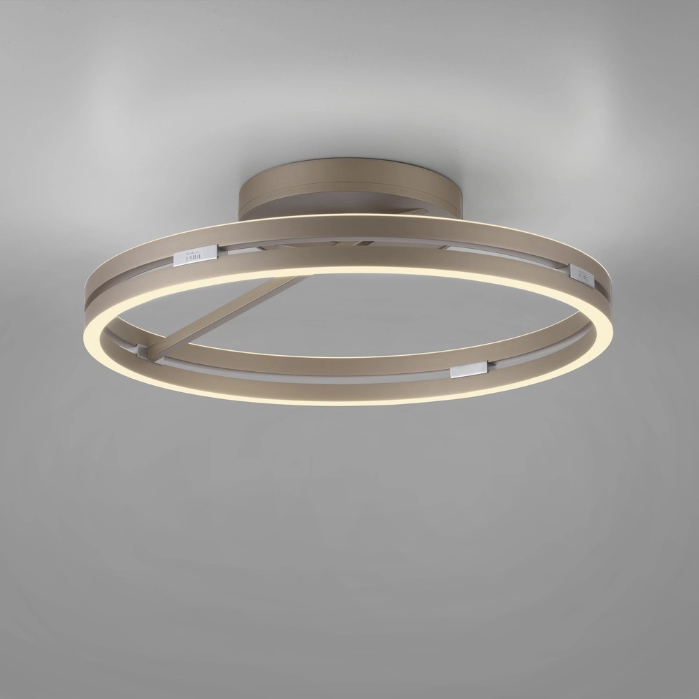 Led plafondlamp Pure Loop Ø 60cm - bronce Paul Neuhaus 4012248398340