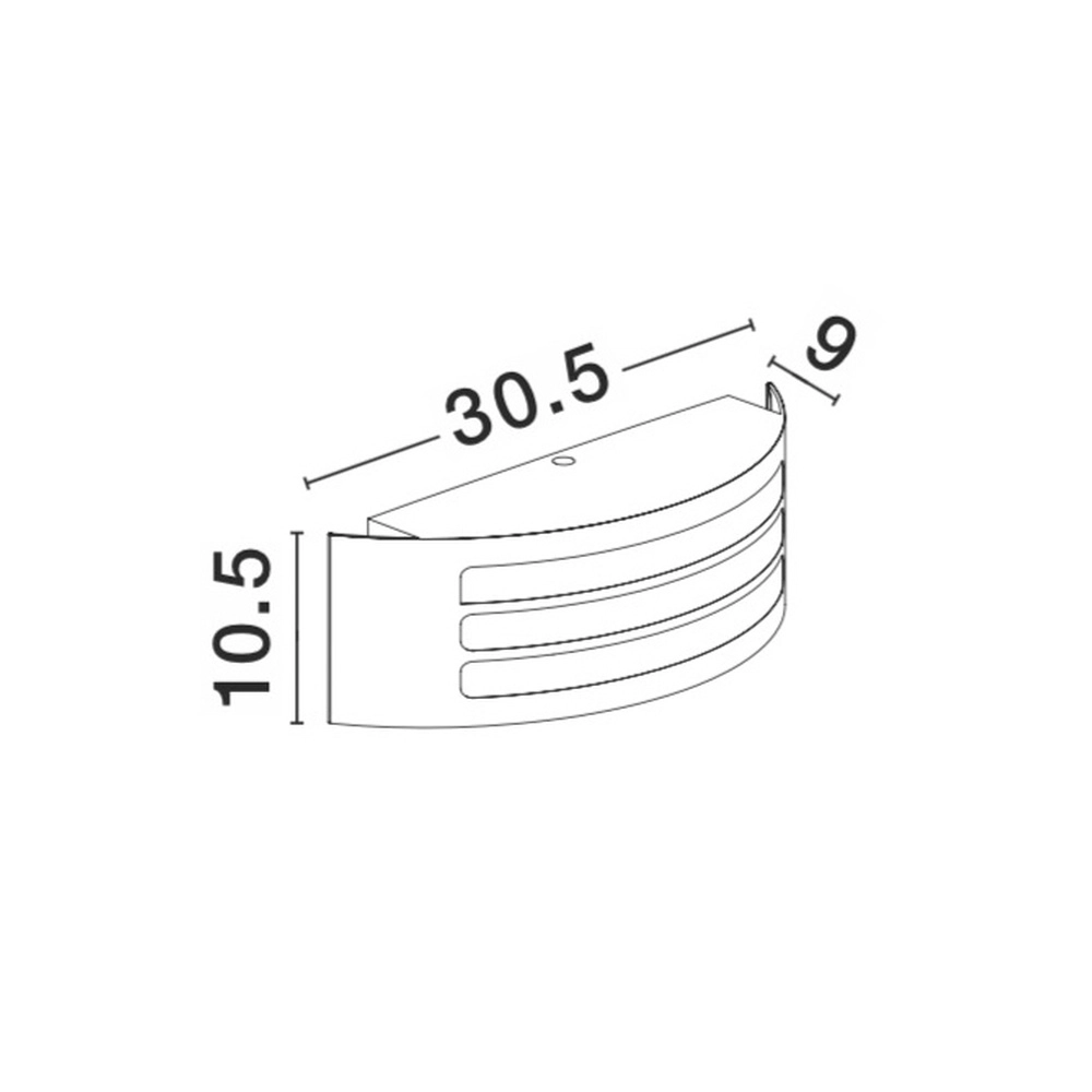 Wandlamp Zenith roestbruin Lyora 5212017411150