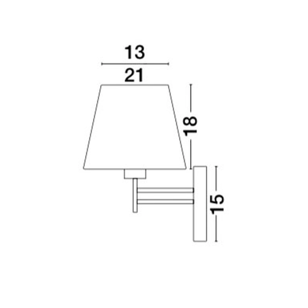 Wandlamp Logan wit Lyora 5212017411013