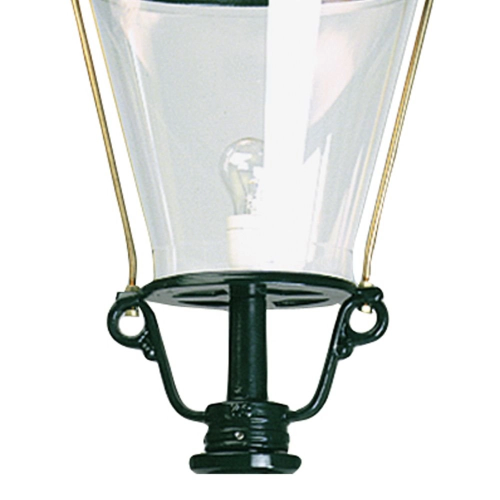Ronde, nostalgische lantaarn lamp Berghuizen K1 zwart KS Verlichting 8714732140447