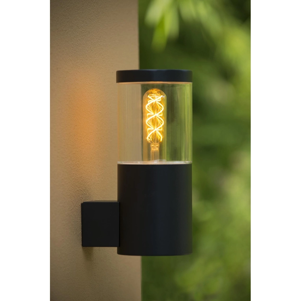 Design wandlamp Fedor zwart IP44 Lucide 5411212144331