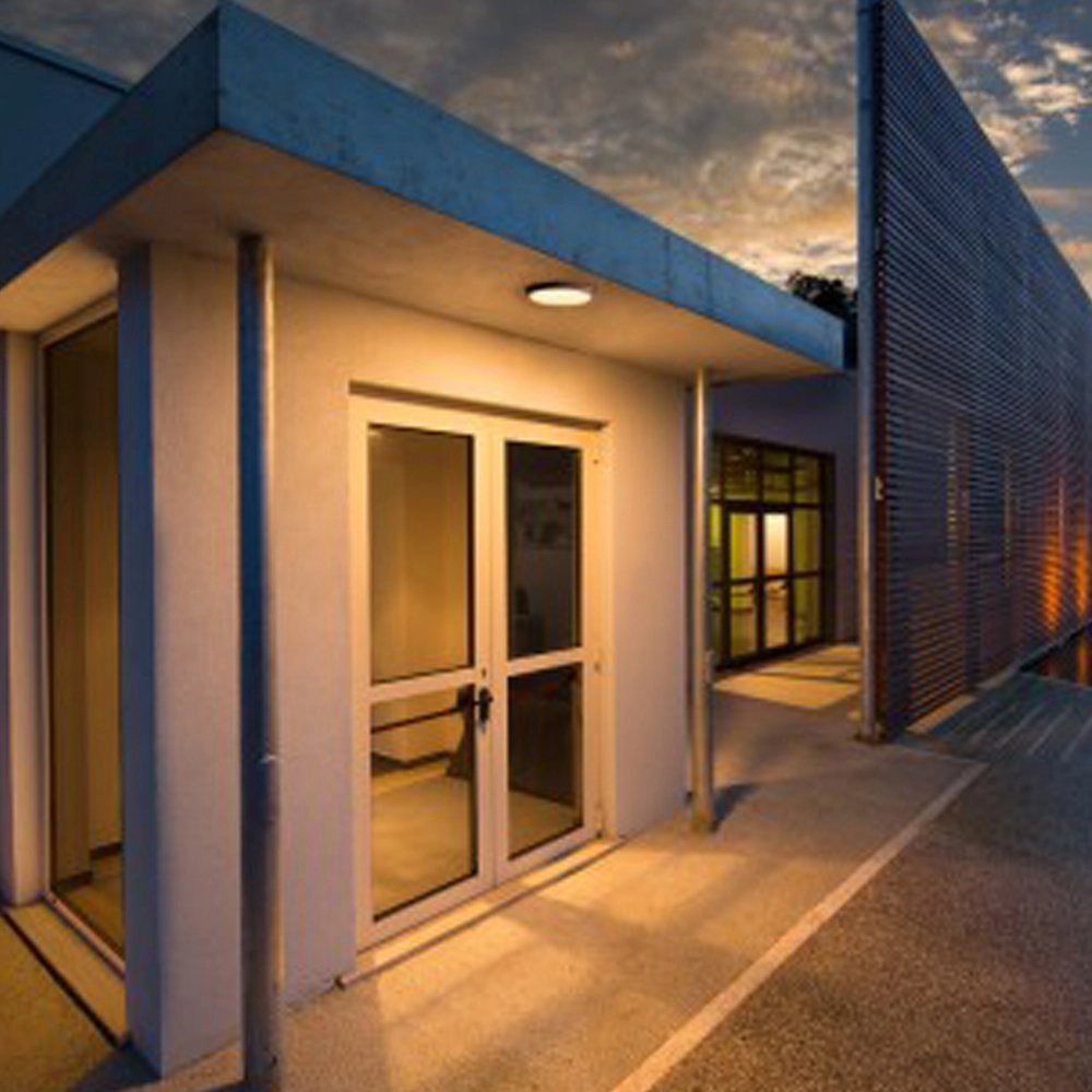 Ronde verandalamp Ainos met bewegingssensor antraciet SLV 4024163167215