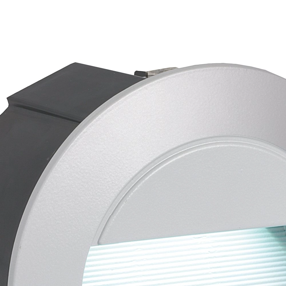 Led inbouw muurlamp Zimba Round led grijs Eglo 9002759952334